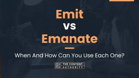 emanating synonym|emanate vs emit.